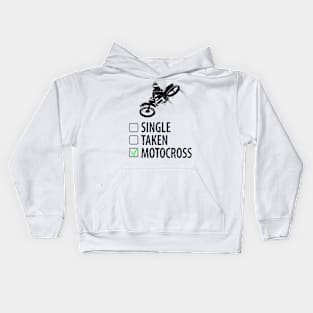 Motocross Biker Freestyle Stunt Kids Hoodie